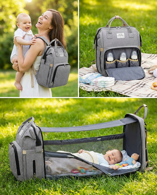 Mochila Cambiador Bebés Multifunción