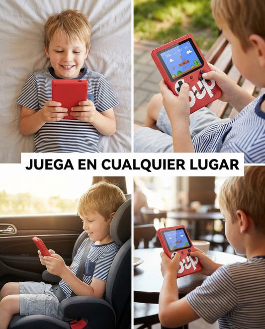 Consola Retro portátil 400 juegos